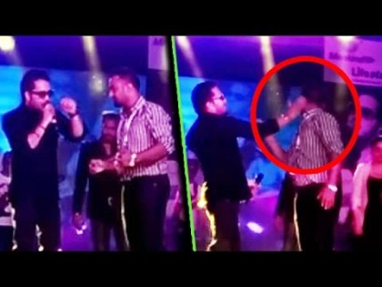 mika singh slap